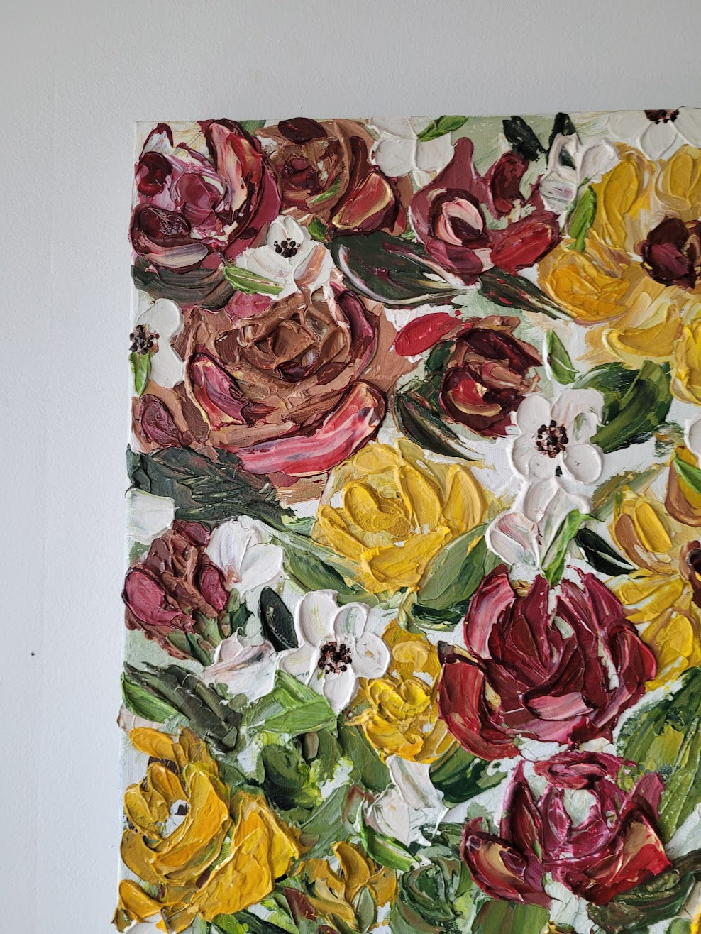 "JOLENE" | Lily Pad Painting | 16" by 20" Stretched Canvas