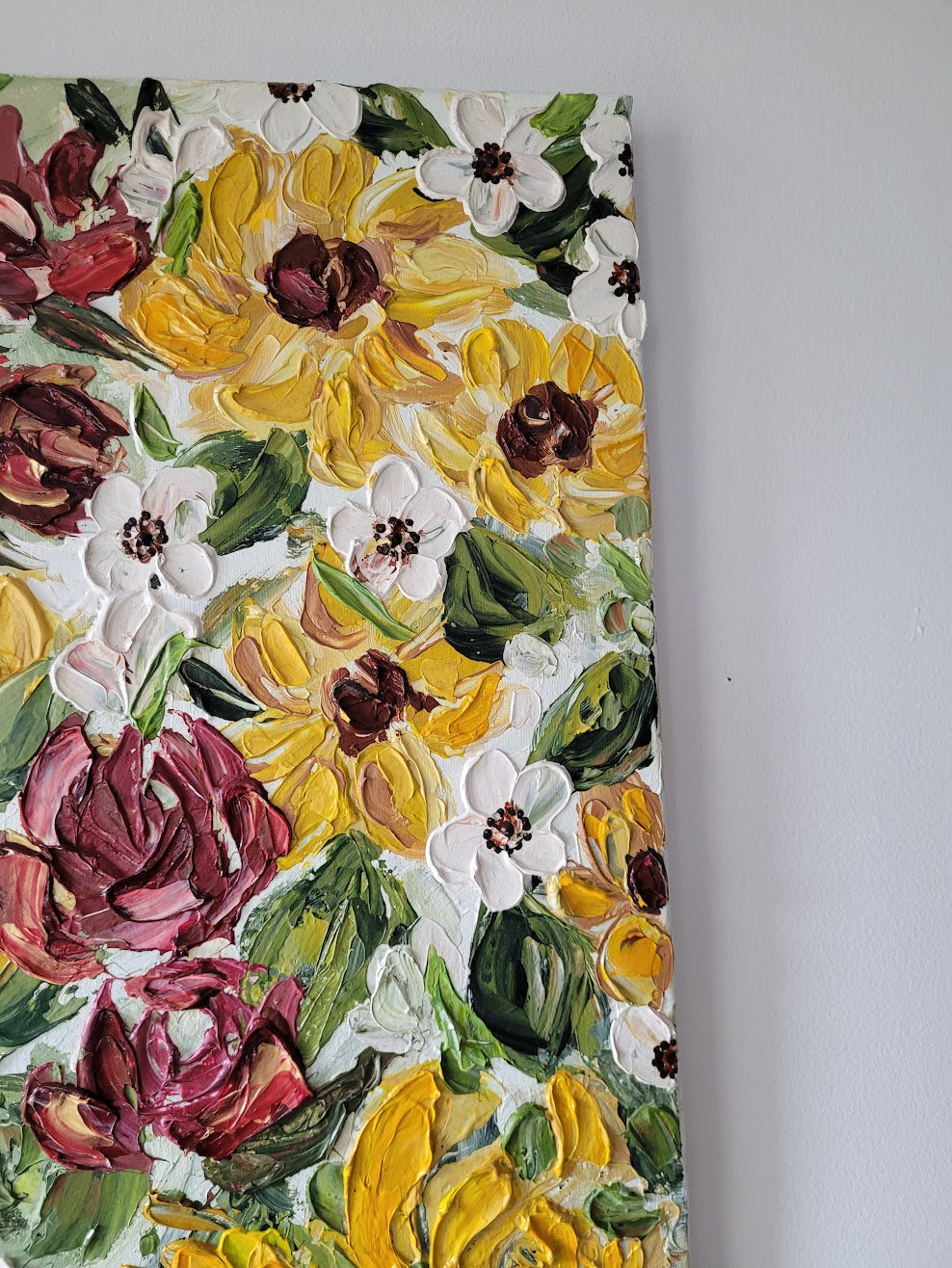 "JOLENE" | Lily Pad Painting | 16" by 20" Stretched Canvas