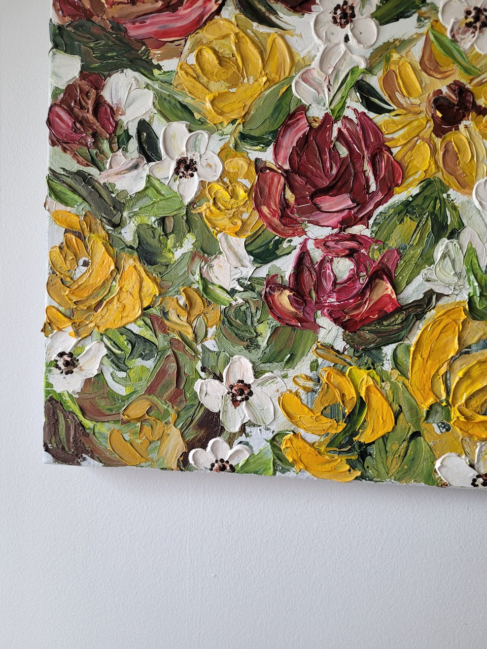 "JOLENE" | Lily Pad Painting | 16" by 20" Stretched Canvas