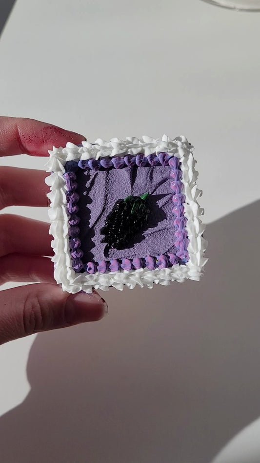 Mini Blackberry Painting (Magnet) | 2" by 2"